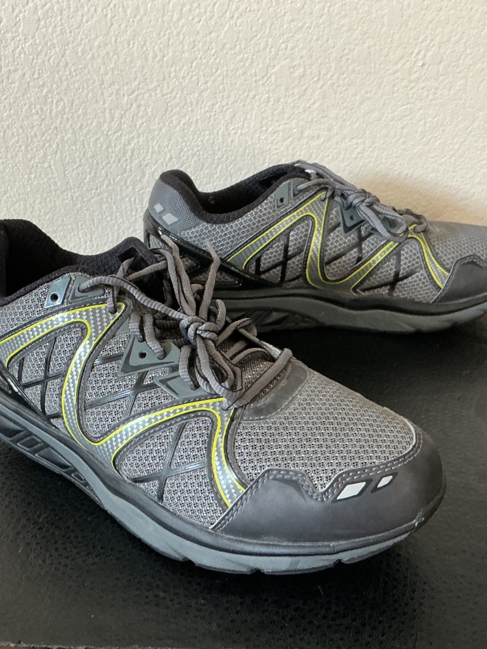 MBT Men Simba 6 Gray Mesh Recovery Trail Walking Shoe Size 9-9.5